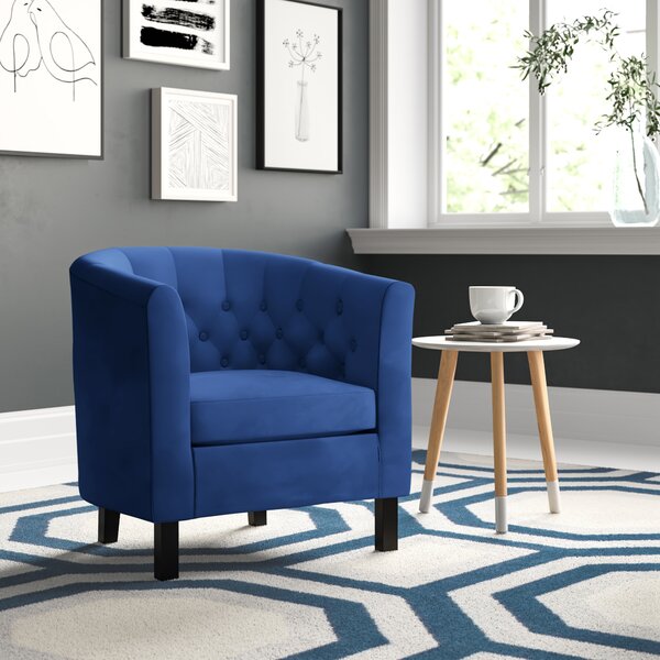 Zipcode Design™ Ziaa Barrel Chair & Reviews | Wayfair